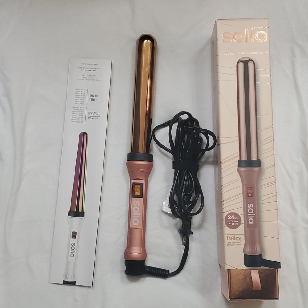 Solia professional curling wand